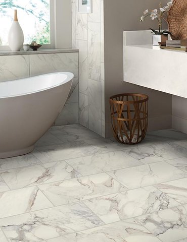 Bathroom Porcelain Marble Tile - CarpetsPlus COLORTILE of Bloomington in Bloomington, IL