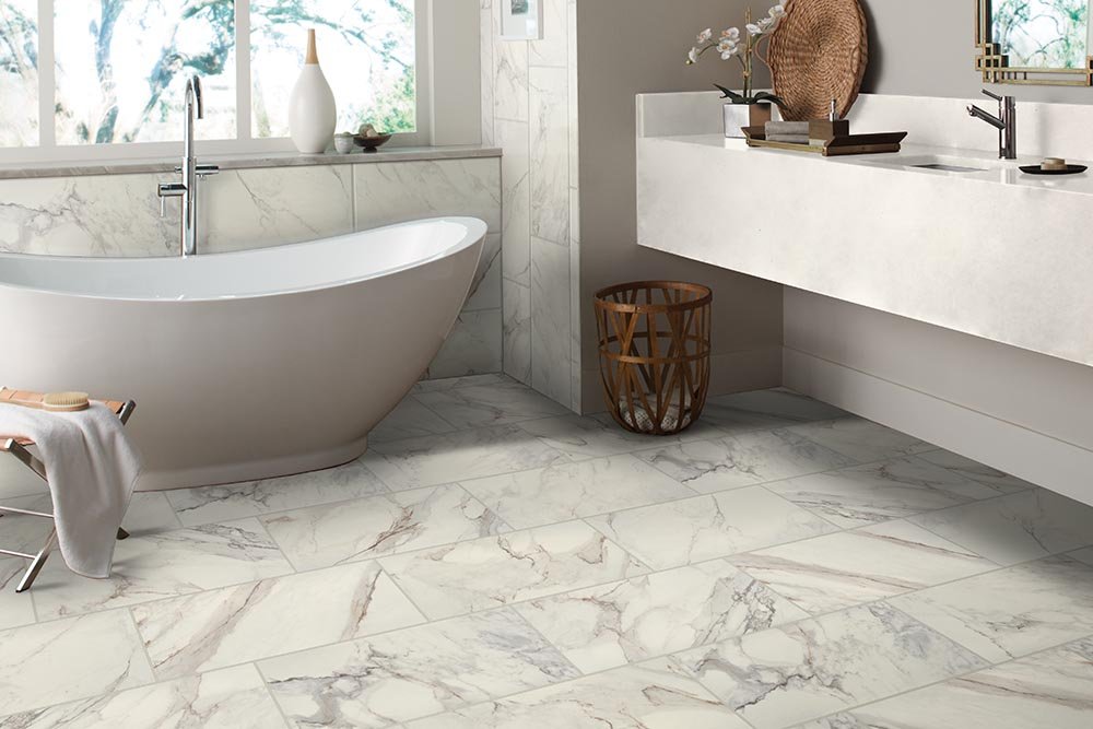 Bathroom Porcelain Marble Tile - CarpetsPlus COLORTILE of Bloomington in Bloomington, IL